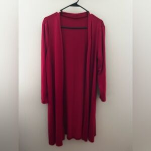 Elegant Red Women's Sweater XL